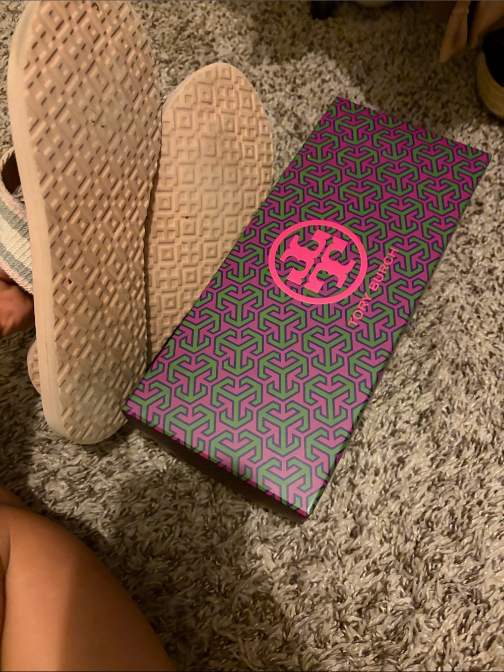Tory Burch Coastal Pink Flip Flops - Picture 3 of 4